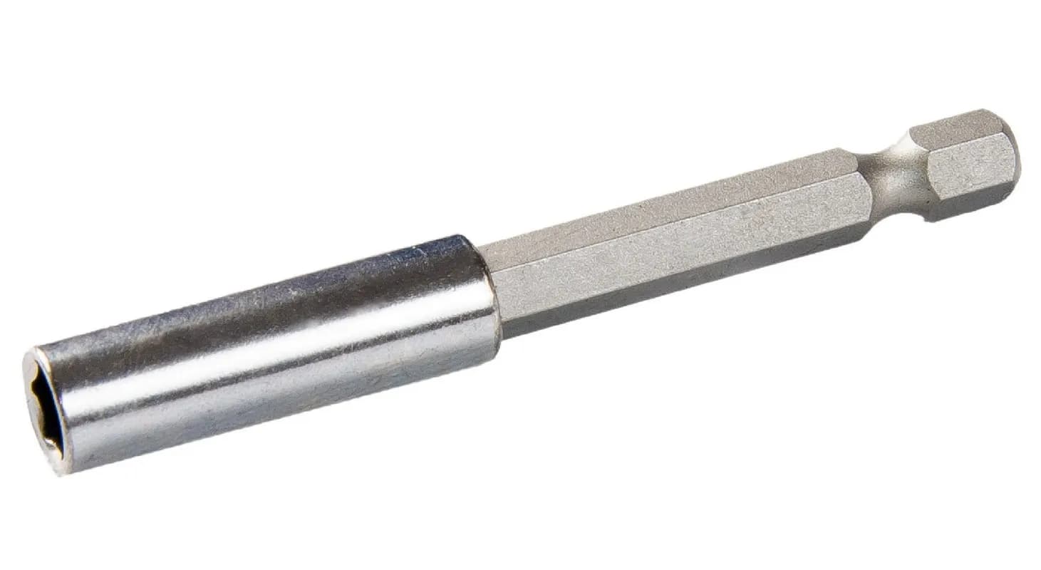 Тримач магнітний MASTERTOOL для насадок ¼" 75 мм 40-0181 - зображення 1