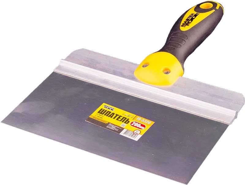 Шпатель MASTERTOOL AL-PROFI 200х85 мм TPR ручка ударний 19-5320 - зображення 1