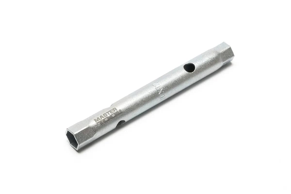 Ключ торцевий MASTERTOOL трубчастий 10×12 мм з отвором для воротка 73-1012 - зображення 1
