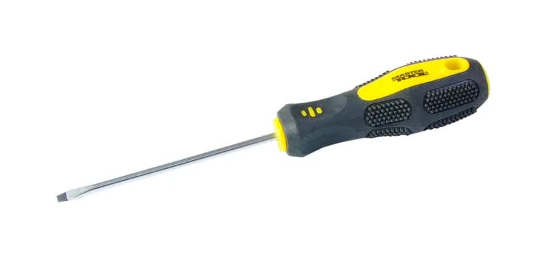Викрутка шліцева MASTERTOOL SL4х100 мм ручка з TPR покриттям 48-5410