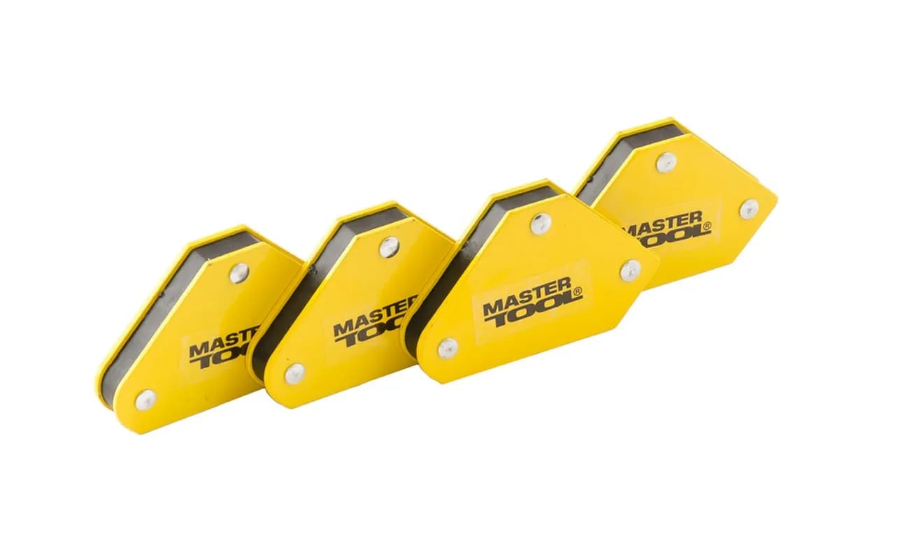 Набір магнітів для зварювання MASTERTOOL 4 кг 45°/90°/135° 4 шт 81-0204 - зображення 1