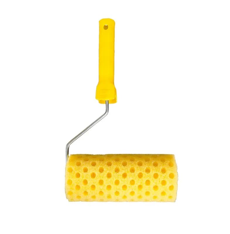 Валик малярський структурний MASTERTOOL Moltopren Decor Peas 180 x 80 x 20 мм, Ø 6 мм з ручкою 92-6203 - зображення 1