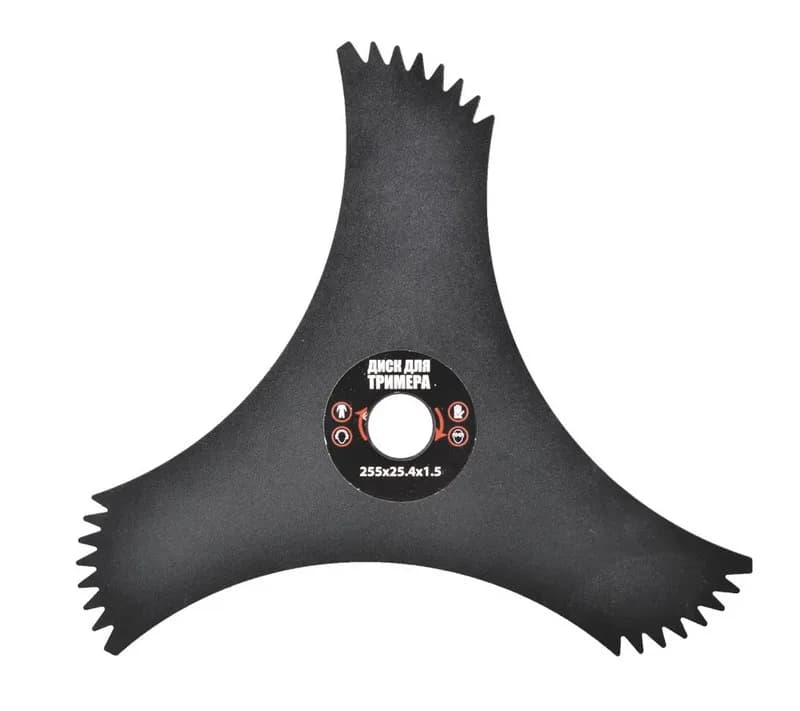 Диск для тримера MASTERTOOL 255 x 25,4 x 3T з зубцями 19-1916