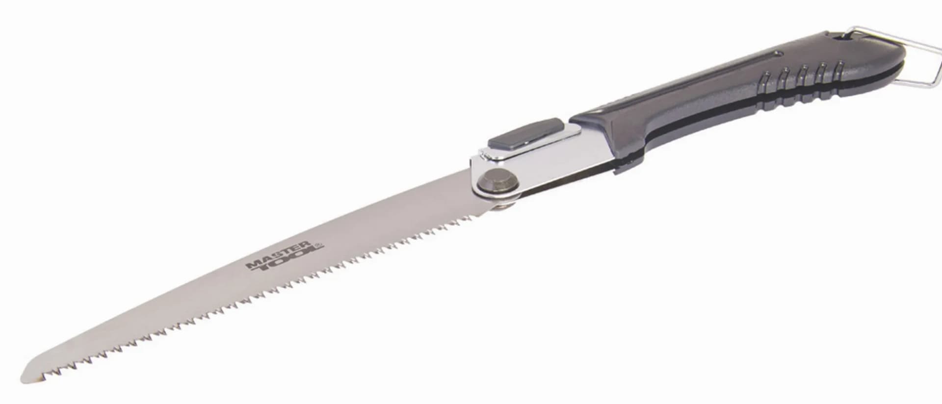 Ножівка садова складана MASTERTOOL 440 мм, полотно 200 мм, 7 TPI, загартовані зубці, 3D-заточування 14-6019 - зображення 1