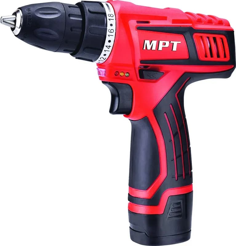 Дриль-шурупокрут MPT акумуляторний 12V Li-ion 1.5 А·год 0-600 об/хв 0-10 мм 1 АКБ MCDT1216.B1