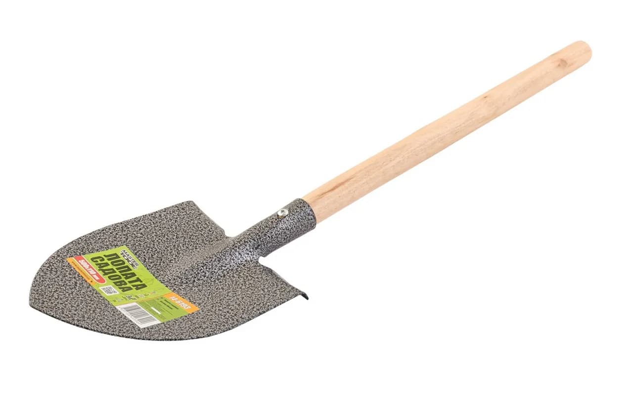 Лопата садова MASTERTOOL 500×110 мм з подовженою дерев'яною ручкою 14-6193 - зображення 1