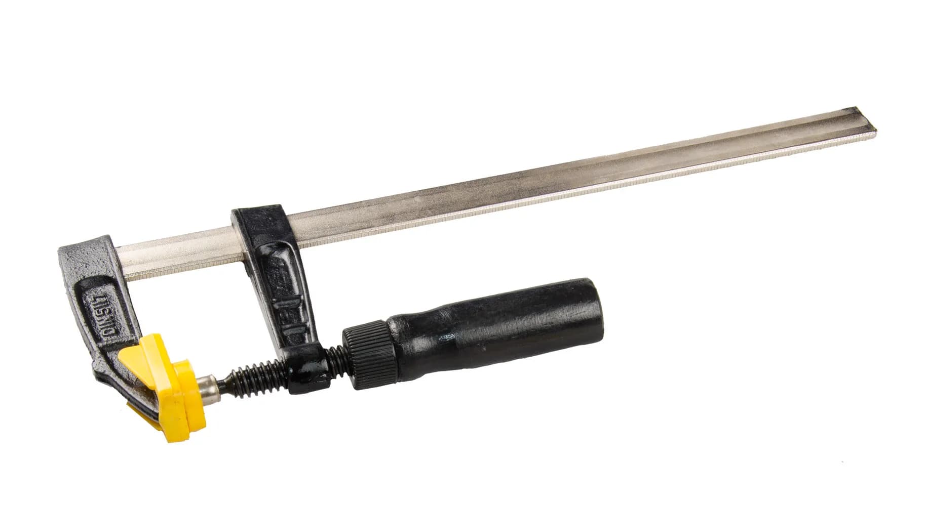 Струбцина столярна MASTERTOOL F-Type 300×80 мм 2100 Н дерев'яна ручка DIN 5117 07-0003 - зображення 1