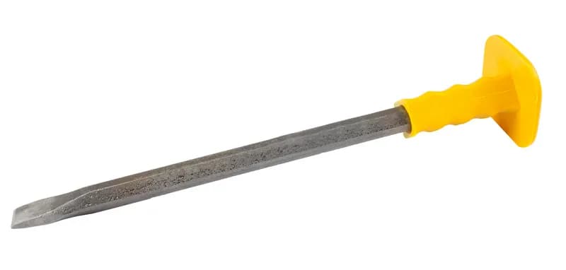 Зубило будівельне MASTERTOOL з захисною ручкою TPR 400×19×23 мм 03-0400 - зображення 1