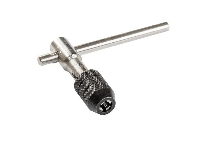 Тримач для мітчиків MASTERTOOL Т-подібний з цанговим затискачем M3-M6 15-1436