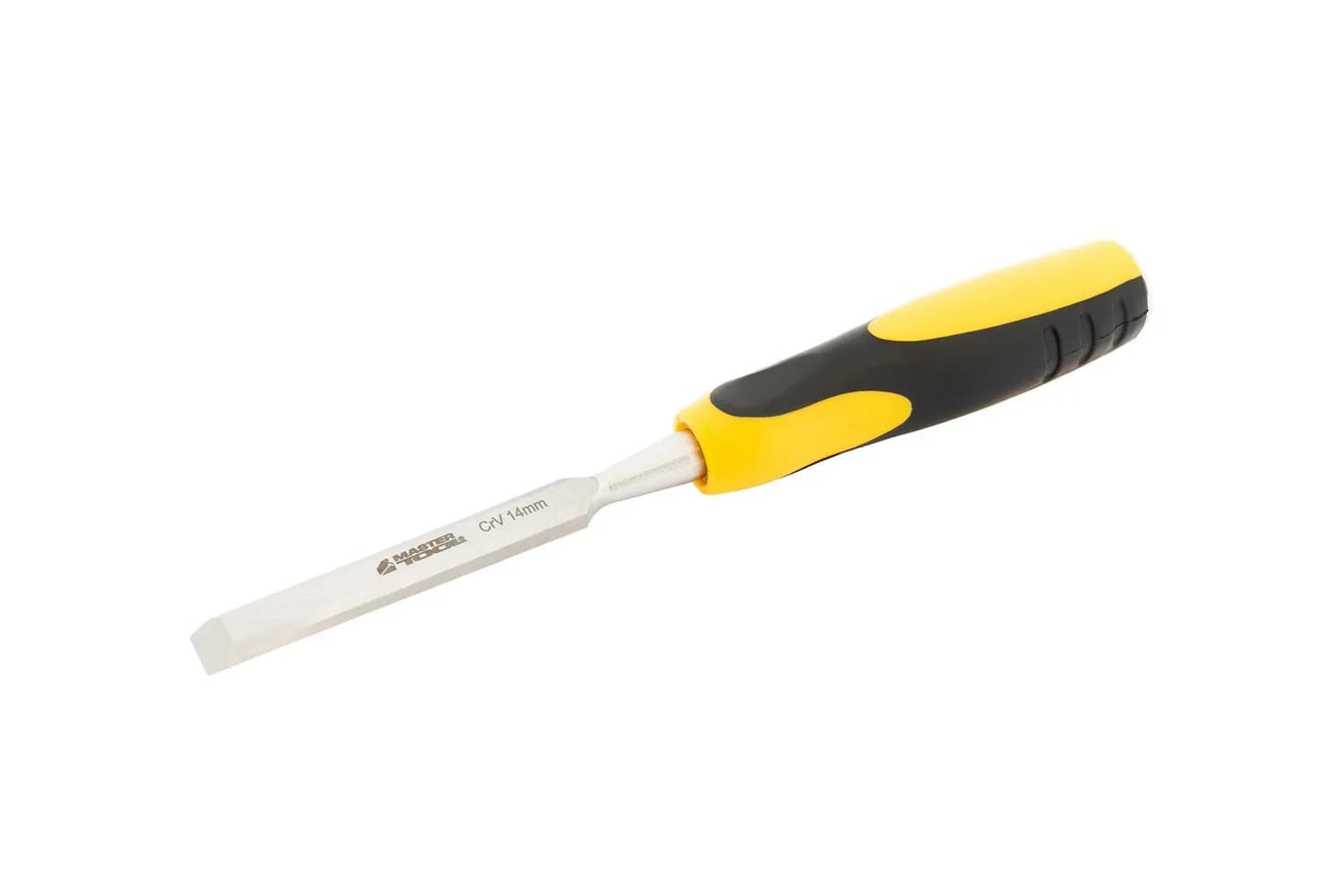 Стамеска плоска для дерева ударна MASTERTOOL CrV 14 мм з двокомпонентною ручкою 14-1514 - зображення 1