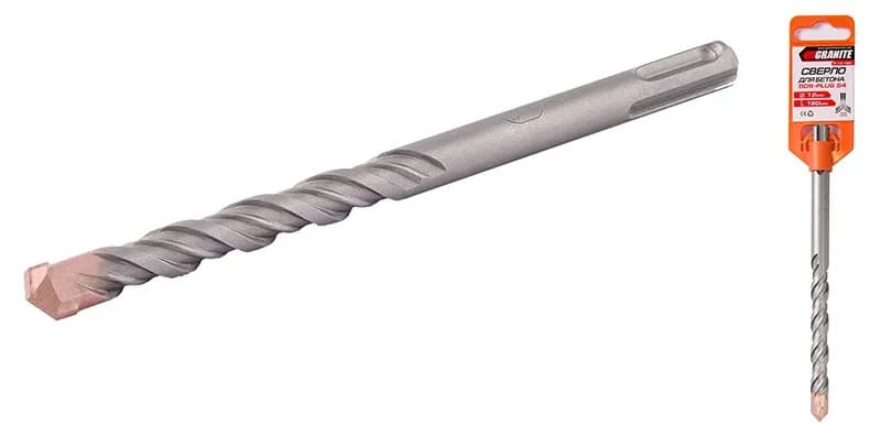 Бур для бетону GRANITE SDS-plus S4 12×160 мм 0-12-160 - зображення 1
