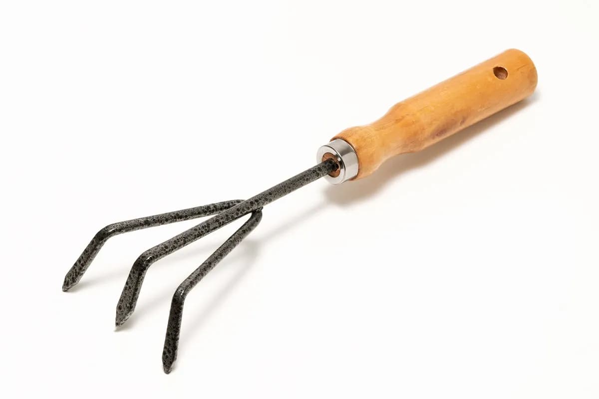 Культиватор садовий MASTERTOOL 250×90 мм з дерев'яною ручкою 14-6190 - зображення 1