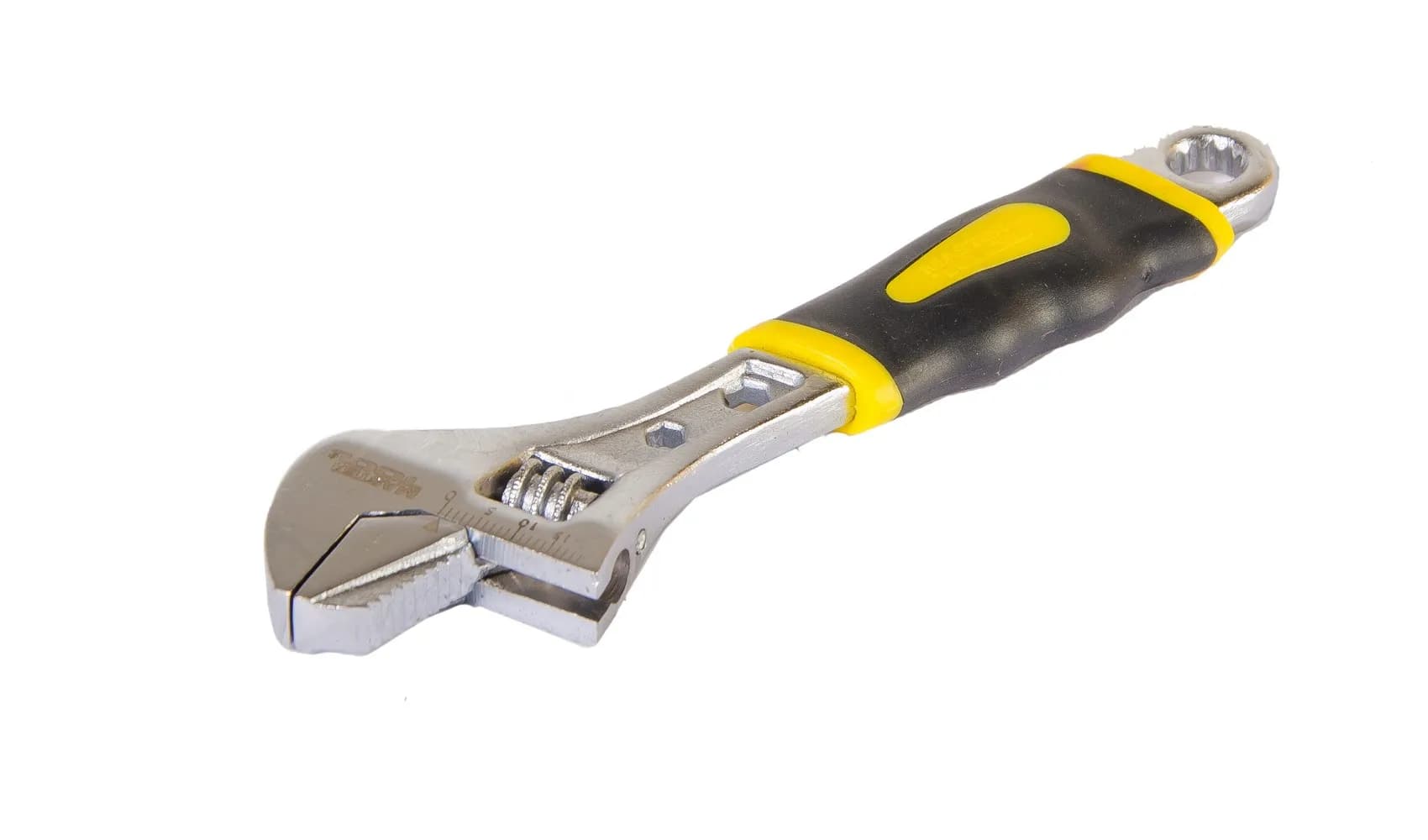 Ключ розвідний MASTERTOOL 150 мм 0-24 мм реверсивна губка губка CrV рукоятка з двокомпонентною накладкою 76-0421