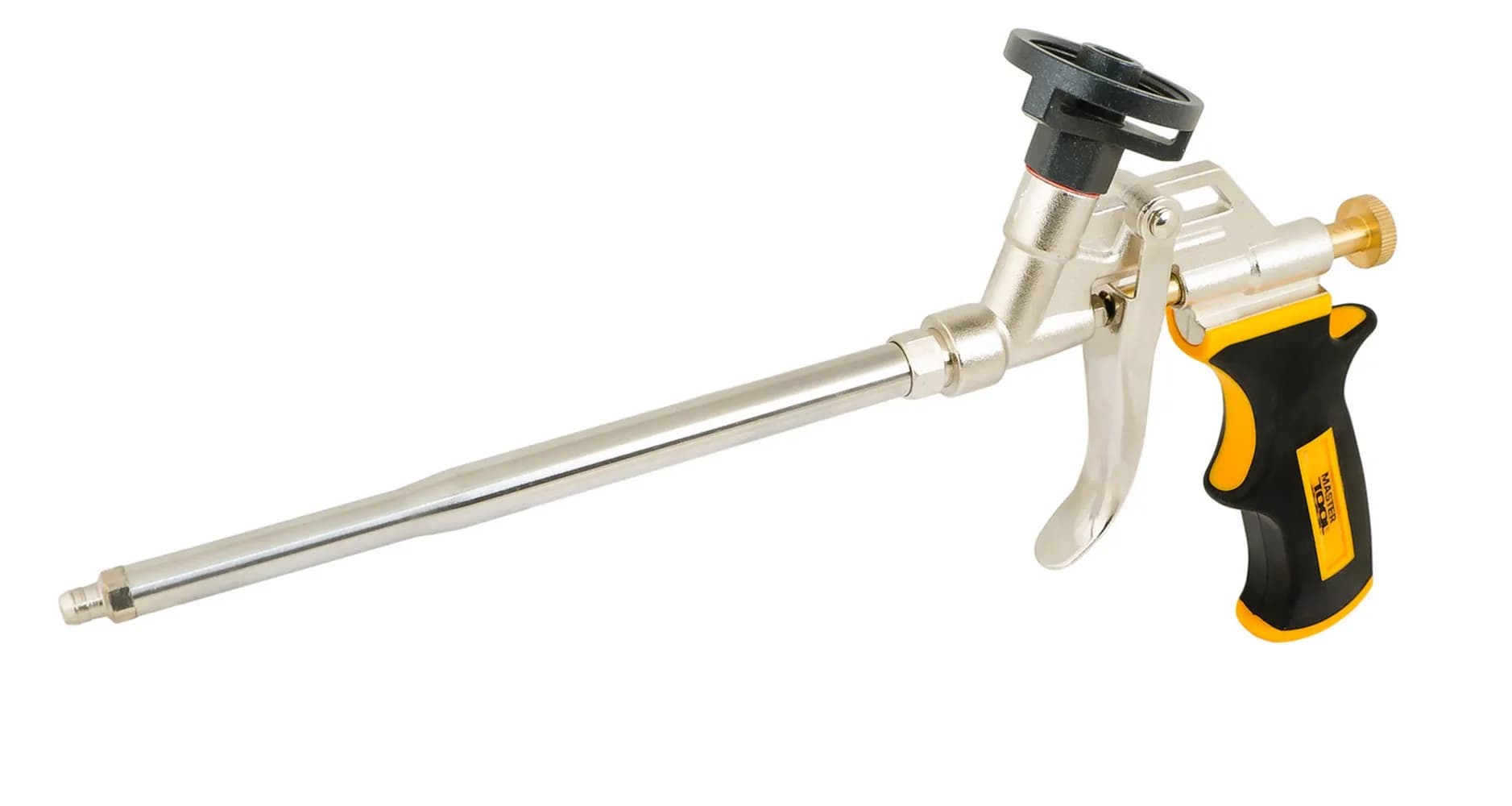 Пістолет для монтажної піни, 300 мм, суцільнометалевий, PTFE, Profi MASTERTOOL 81-8675