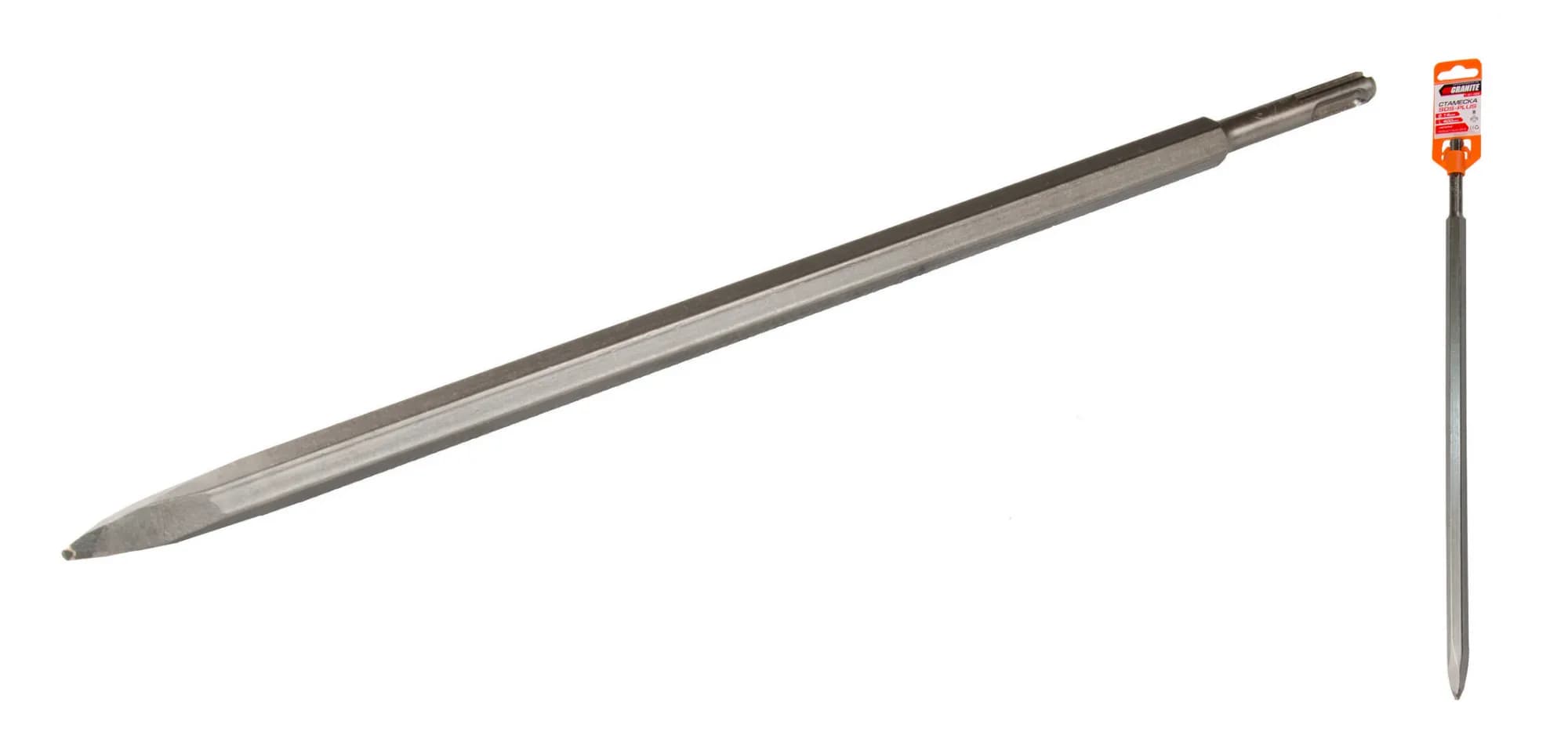 Зубило піка GRANITE SDS-plus 400 x 14 мм з побідитовою напайкою 1-01-400