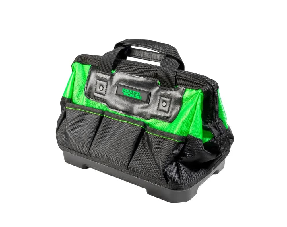 Сумка для інструментів MASTERTOOL 360×210×260 мм 8 кишень пластикове дно 1680 DEN 79-1914