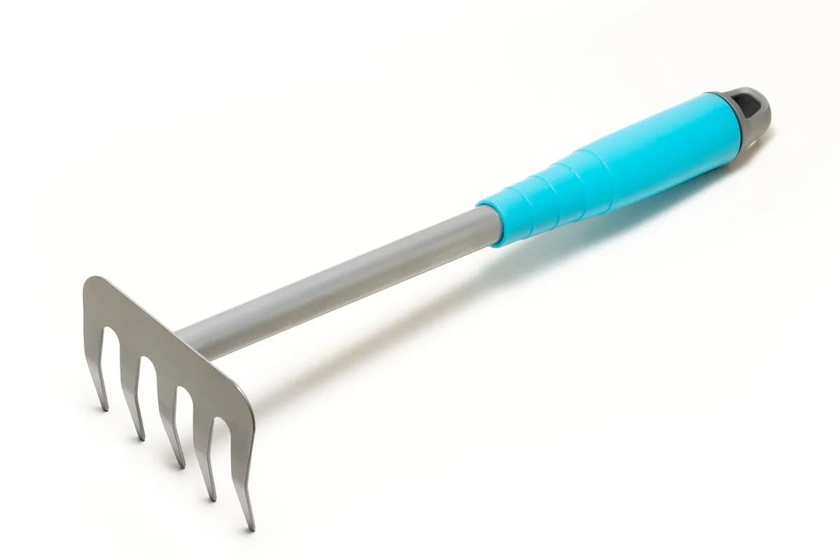 Граблі садові MASTERTOOL 5 зубів 300×90 мм з пластиковою ручкою 14-6183 - зображення 1