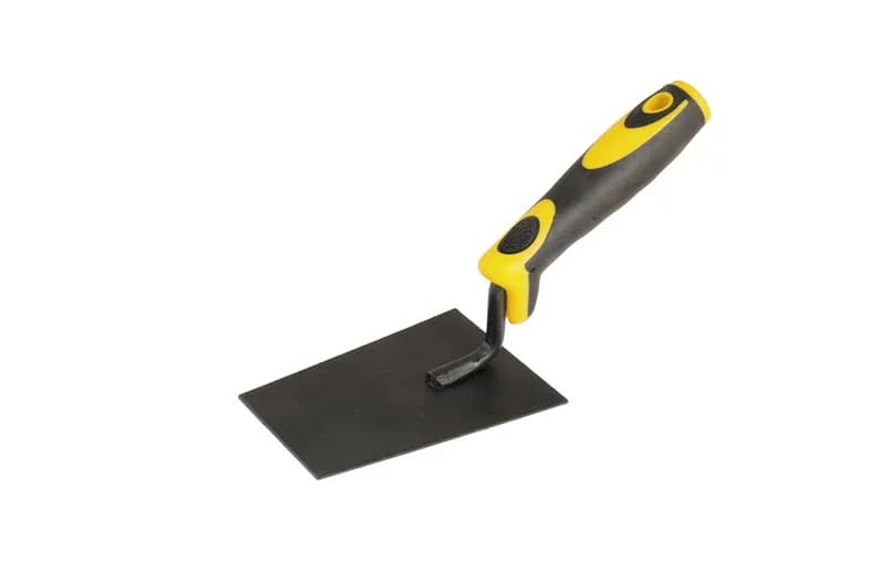 Кельма оздоблювальника MASTERTOOL КО12 120x60/80 мм, порошкове фарбування, двокомпонентна ручка 19-4232 - зображення 1