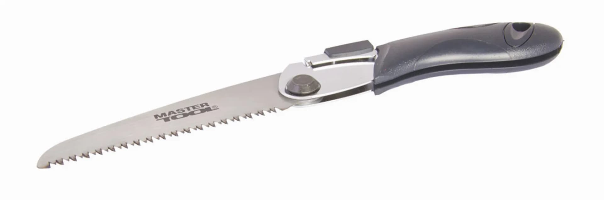 Ножівка садова складана MASTERTOOL 280 мм, полотно 130 мм, 7 TPI, загартовані зубці, 3D-заточування 14-6020 - зображення 1