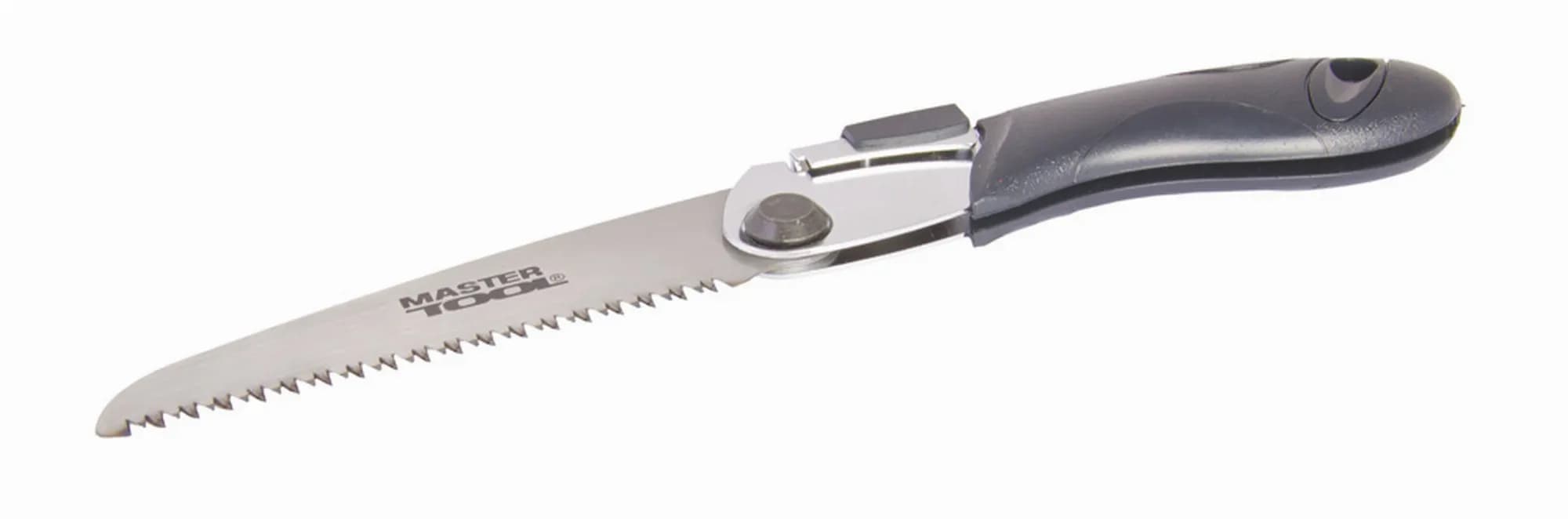 Ножівка садова складана MASTERTOOL 280 мм, полотно 130 мм, 7 TPI, загартовані зубці, 3D-заточування 14-6020