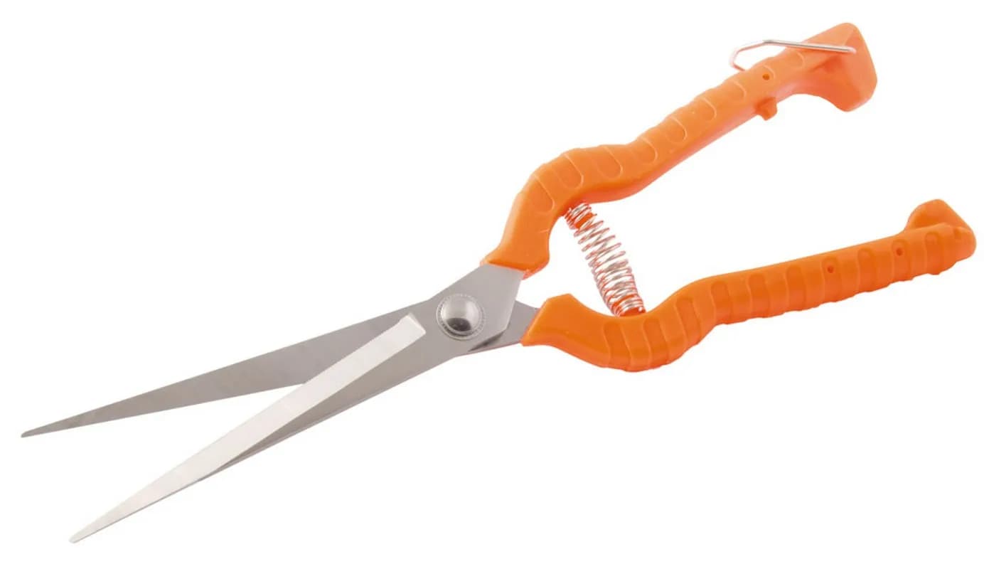 Секатор садовий виноградний MASTERTOOL 240 мм, пластикові ручки, леза SS 14-6115 - зображення 1