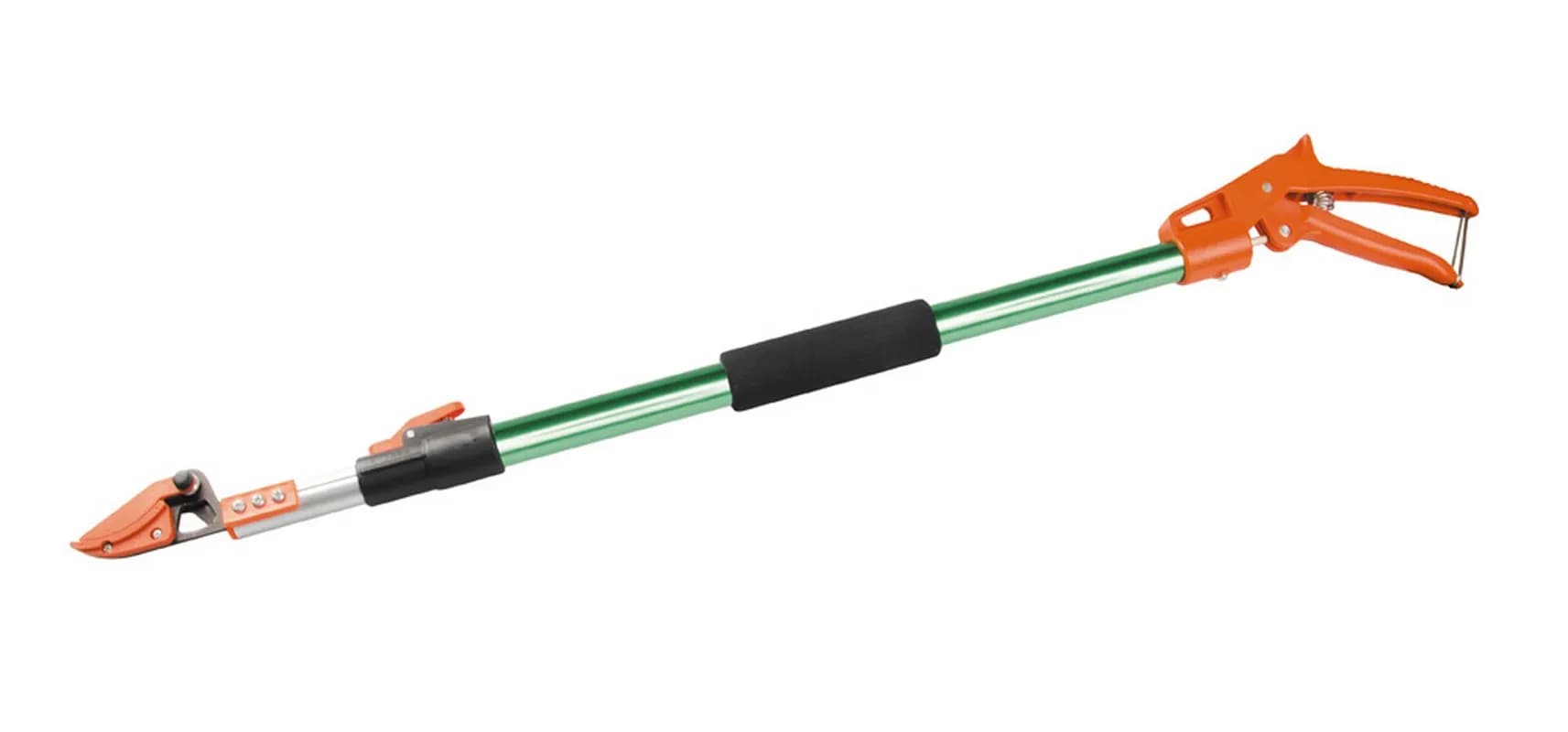 Секатор штанговий MASTERTOOL з ковадлом, телескопічна алюмінієва ручка 80-120 см 14-6908 - зображення 1