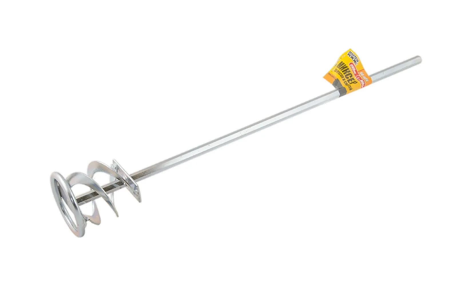 Міксер будівельний для фарб та сумішей MASTERTOOL стрічковий HEX Ø 60 мм L 400 мм 80-0016
