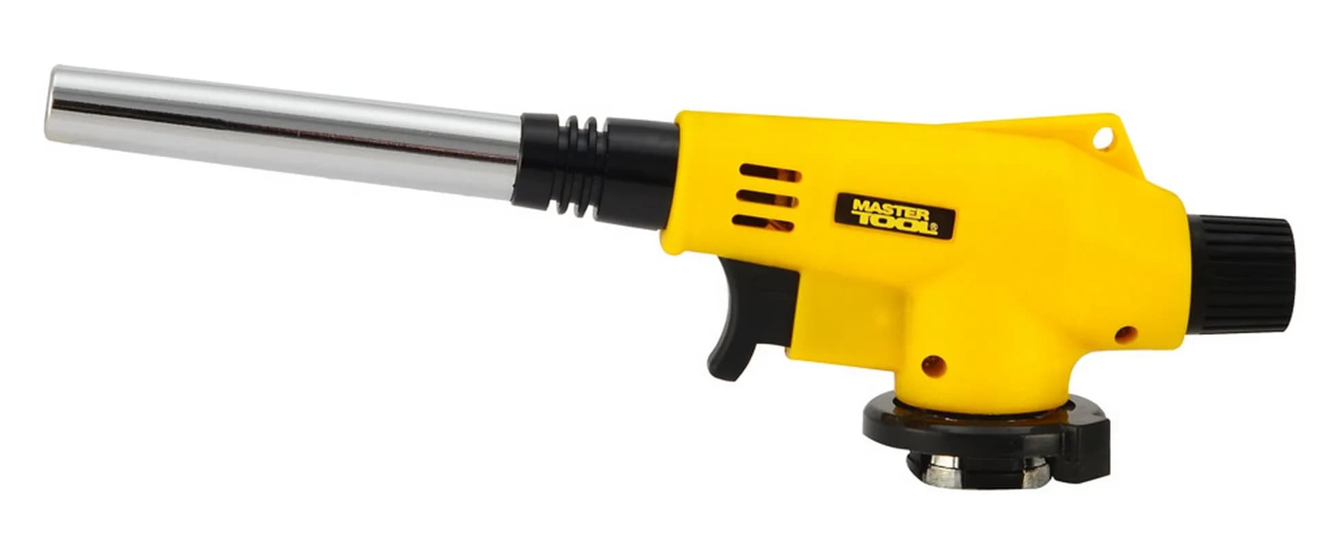 Пальник для газового балона MASTERTOOL "Промінь" п'єзорозпал Ø 14 мм/1300°С подовжене сопло 44-5036