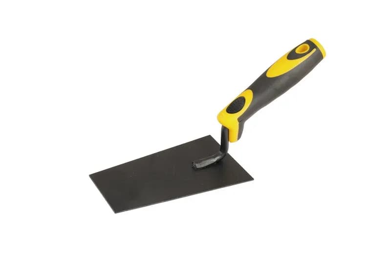 Кельма оздоблювальника MASTERTOOL КО14 140x60/80 мм, порошкове фарбування, двокомпонентна ручка 19-4234