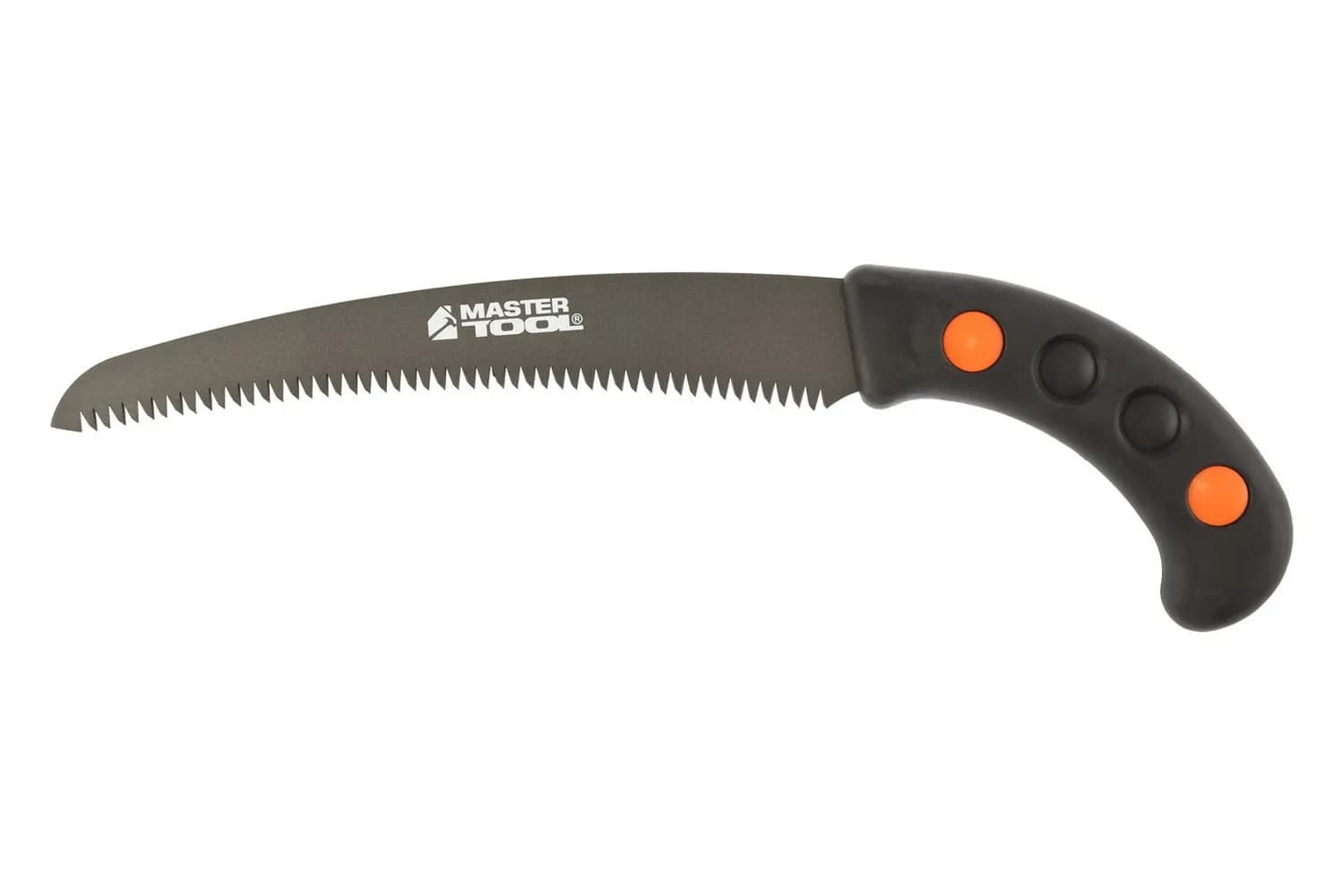 Ножівка садова MASTERTOOL "Самурай" 250 мм, 6 TPI, загартовані зубці, 3D-заточування 14-6013
