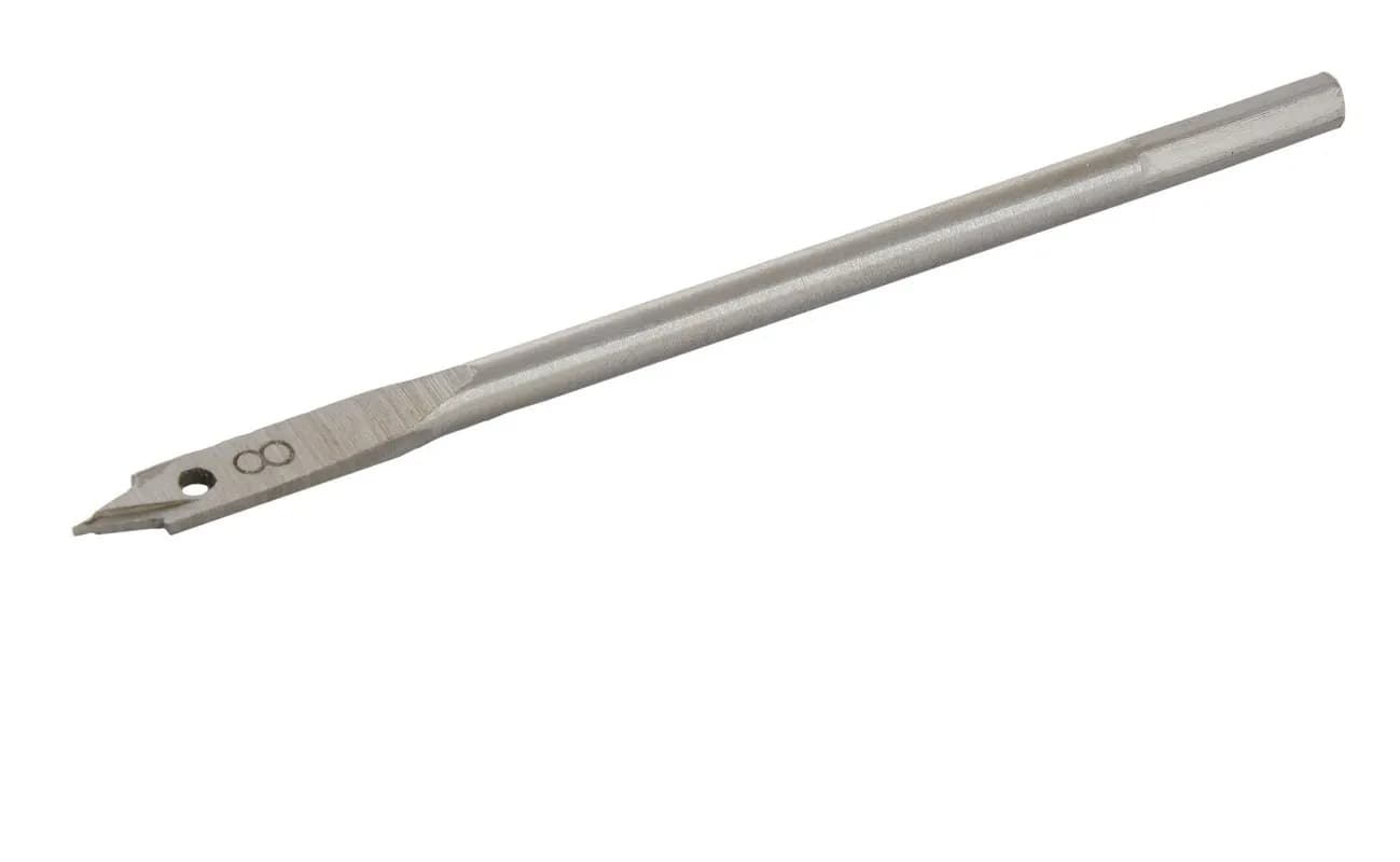 Свердло для дерева MASTERTOOL пір'яне 8х152 мм 6-гранний хвостовик 12-0080