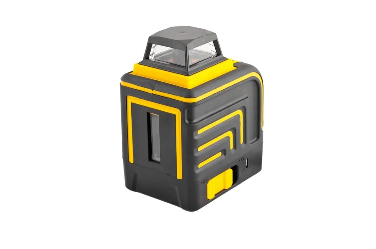Рівень лазерний MASTERTOOL 10 м ±0.2 мм/м 2 гол H/V/H+V H360°/V110° ±3° RED/635 нм клас II IP54 Li-ion/ААх3 сумка 30-1905 - зображення 1