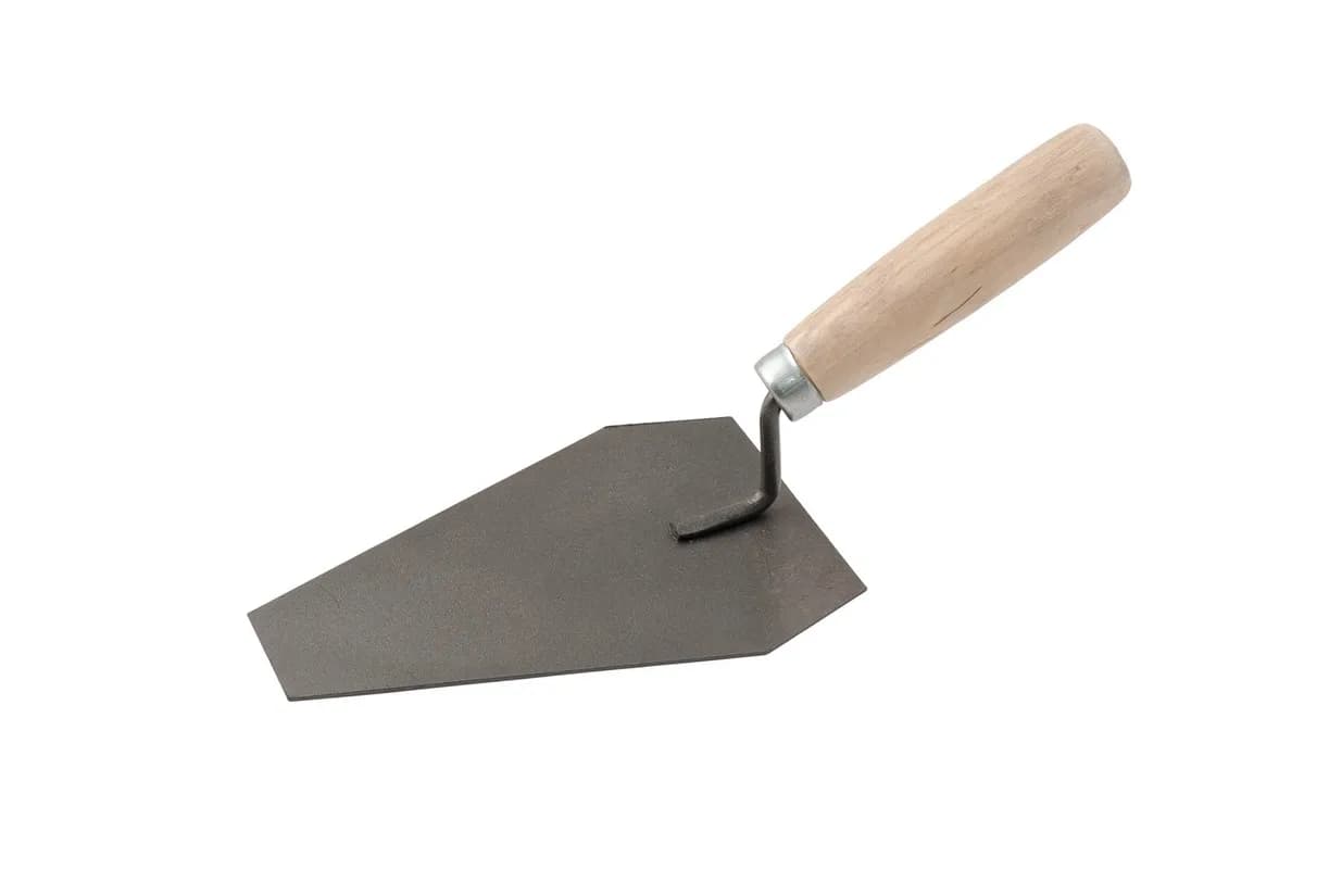 Кельма плиточника MASTERTOOL ЛП 180x40/120 мм, порошкове фарбування, дерев’яна ручка 19-4128