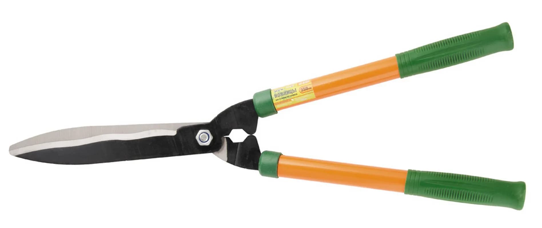 Ножиці для стрижки чагарників MASTERTOOL 550 мм хвилясті тефлонові леза 14-6131 - зображення 1