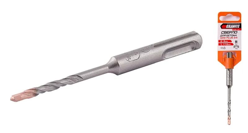Бур для бетону GRANITE SDS-plus S4 5×110 мм 0-05-110 - зображення 1