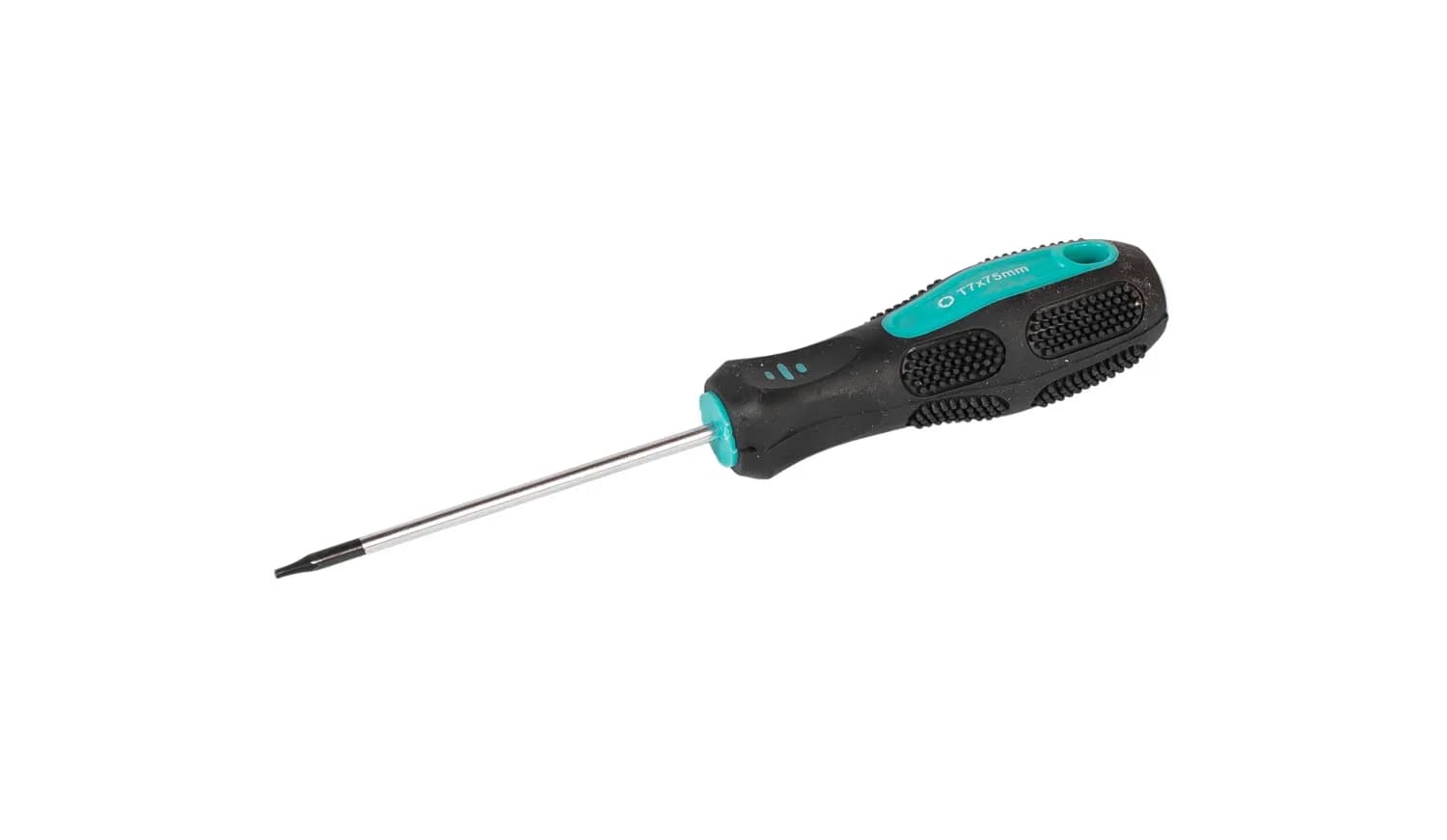 Викрутка магнітна MASTERTOOL TORX T7х75 мм ручка з TPR покриттям 49-0077