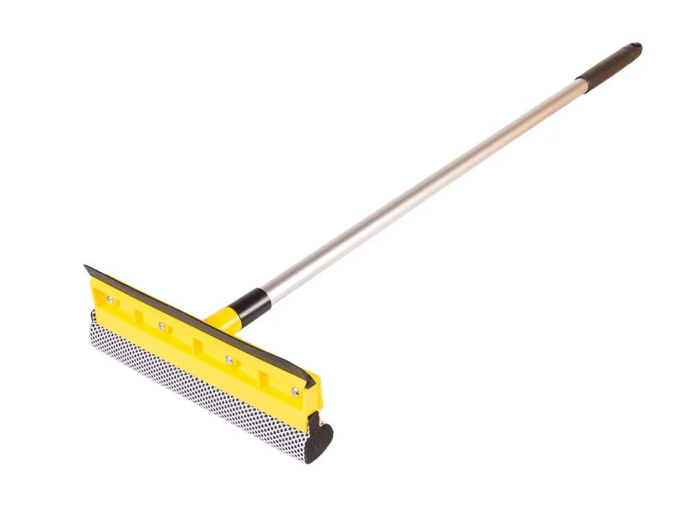 Водозгін двосторонній MASTERTOOL гума/поролон 250х760 мм з металевою ручкою 84-0007 - зображення 1