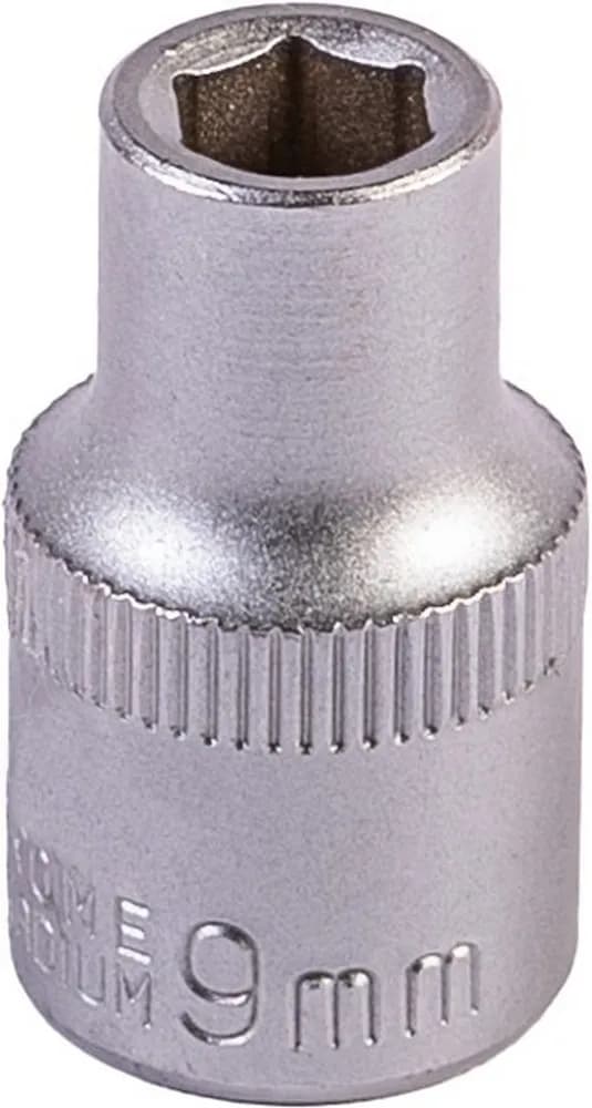 Головка торцева 6-гранна MASTERTOOL ½" 9 мм L 40 мм CrV 78-0009