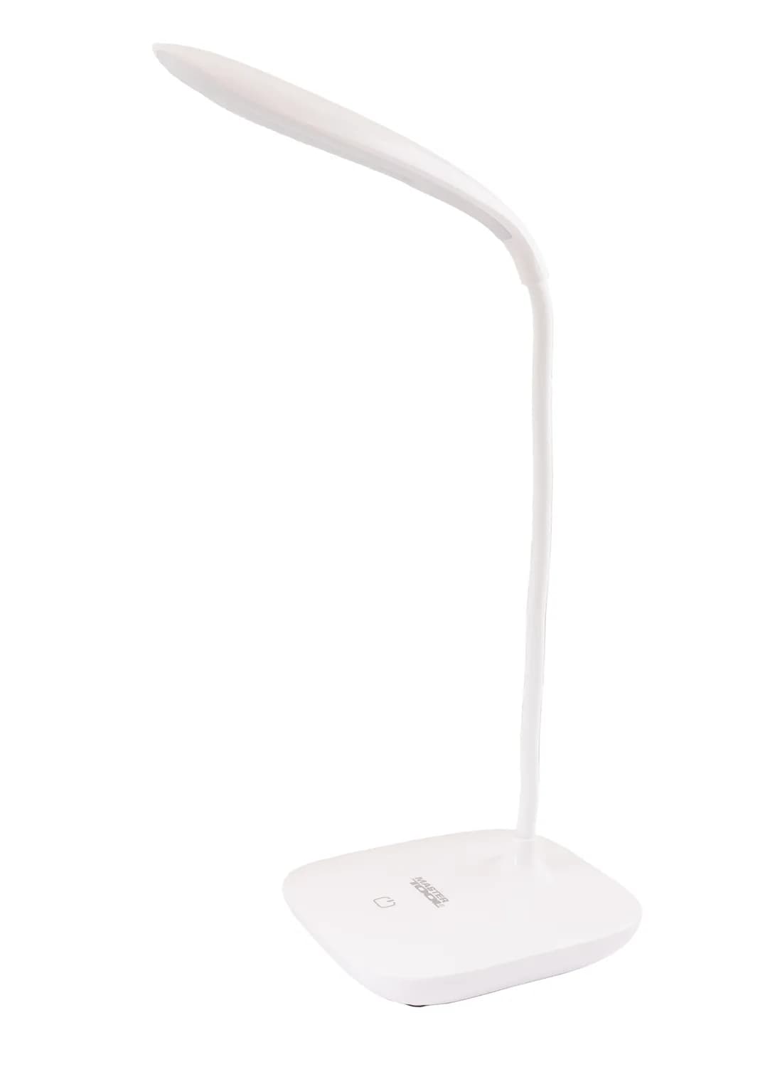 Лампа настільна гнучка MASTERTOOL сенсорний вмикач 3 режими 125х100х350 мм COB LED USB/3xAA ABS 94-0815 - зображення 1