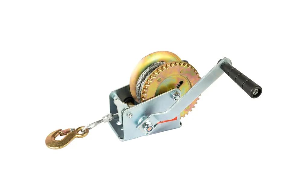 Лебідка барабанна MASTERTOOL 454 кг трос 10 м 86-8145 - зображення 1
