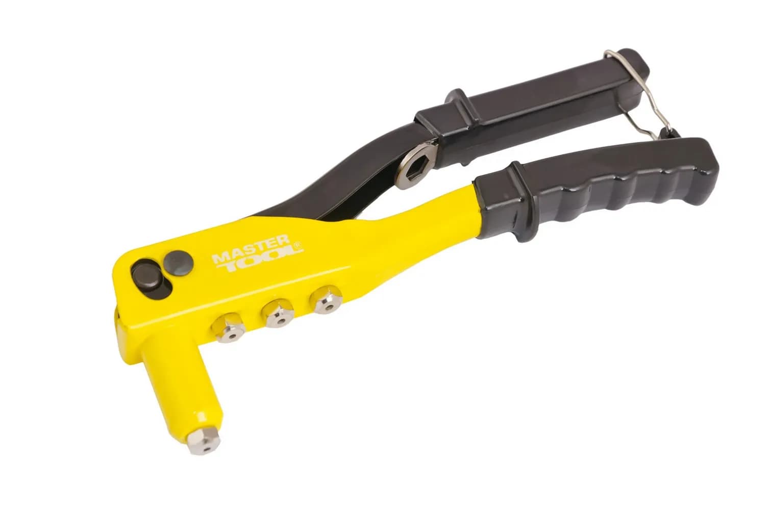 Пістолет для витяжних заклепок MASTERTOOL 220 мм Ø 2.4/3.2/4.0/4.0 мм 21-0712 - зображення 1