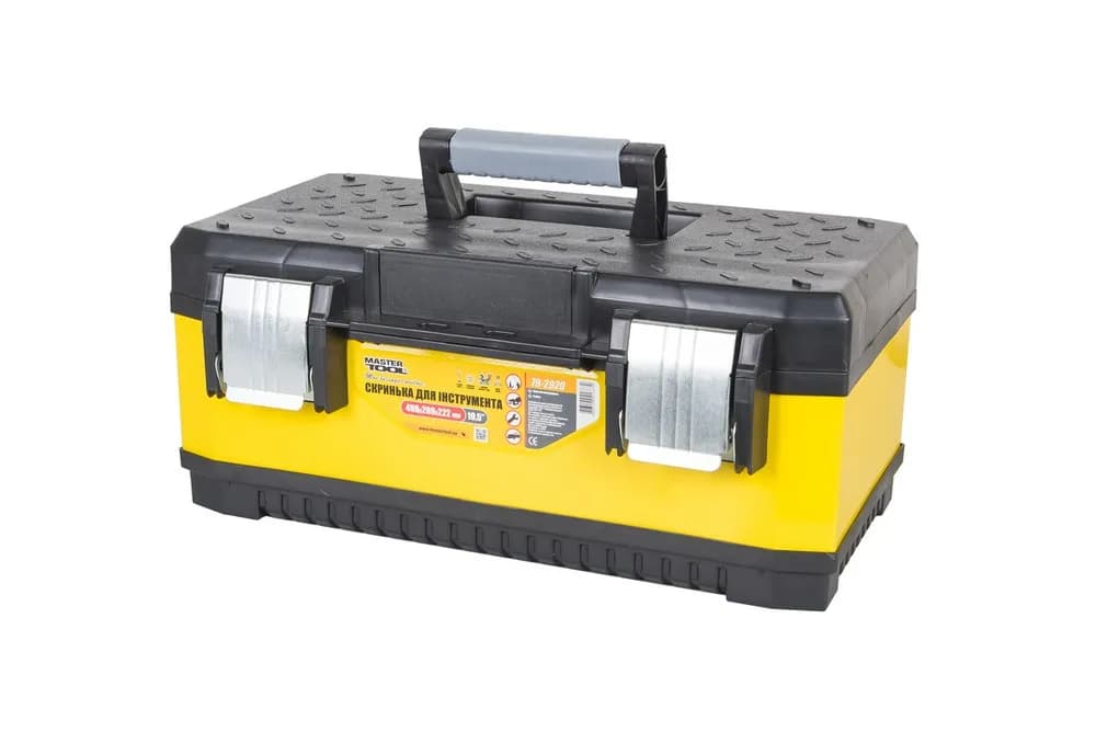 Скриня для інструментів MASTERTOOL металева 19.5" 498х289х222 мм 79-2920