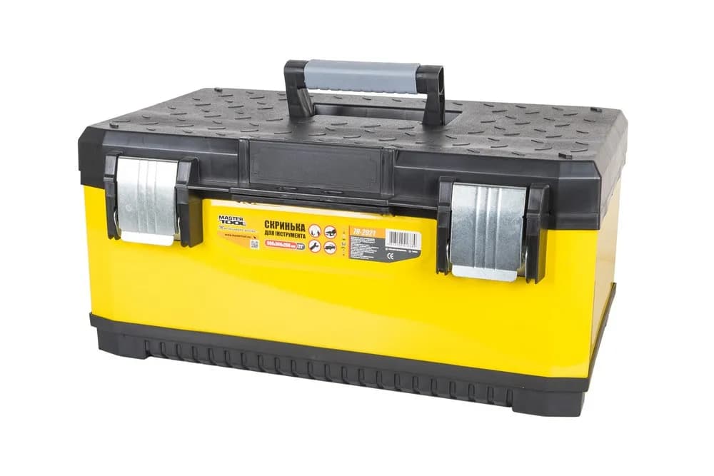 Скриня для інструментів MASTERTOOL металева 21" 556х366х266 мм 79-2921
