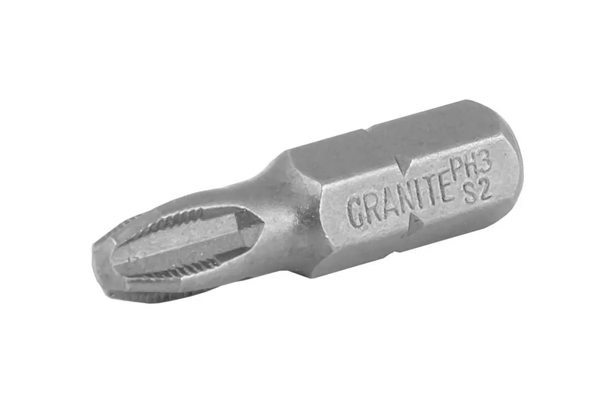 Насадка викруткова GRANITE PH3 25 мм ¼" S2 набір 2 шт 10-03-250