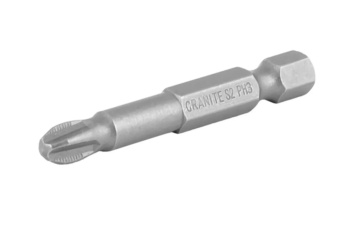 Насадка викруткова GRANITE PH3 50 мм ¼" S2 набір 10 шт 10-03-501