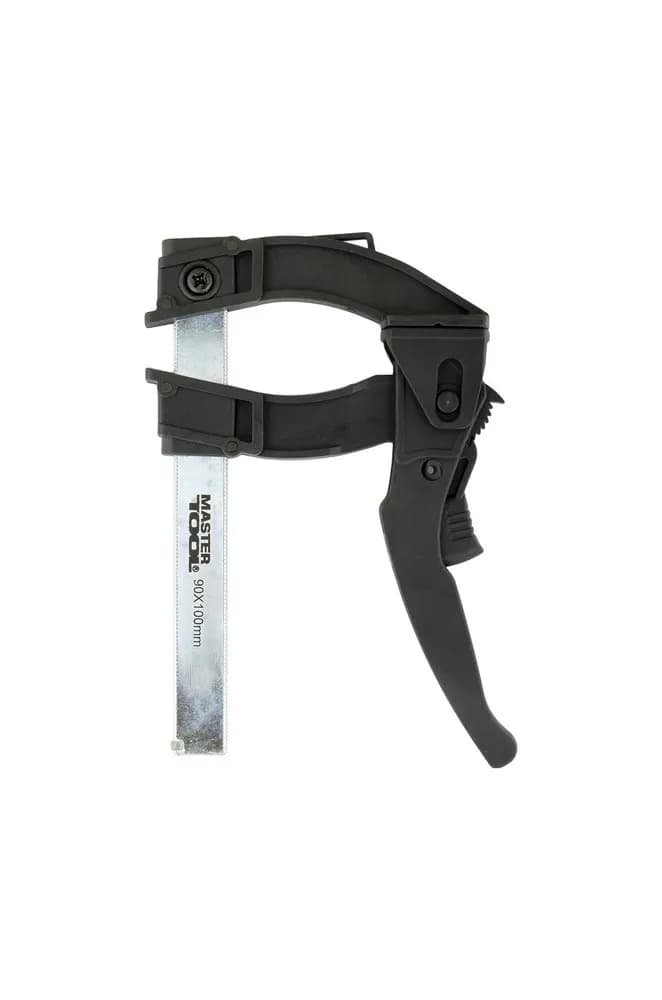 Струбцина столярна MASTERTOOL F-Type швидкозатискна 100×90 мм 600 Н 07-0011