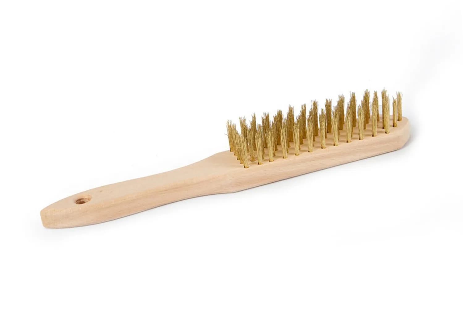 Щітка зачисна ручна MASTERTOOL дерев'яна колодка 6-ти рядна 295х48х41/25 мм 14-5606 - зображення 1