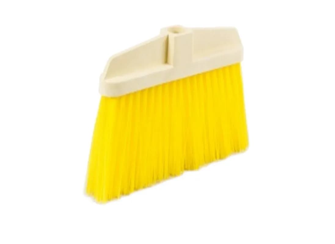 Мітла плоска MASTERTOOL YELLOW пластикова колодка 240х40х195/135 мм без ручки 14-6531 - зображення 1