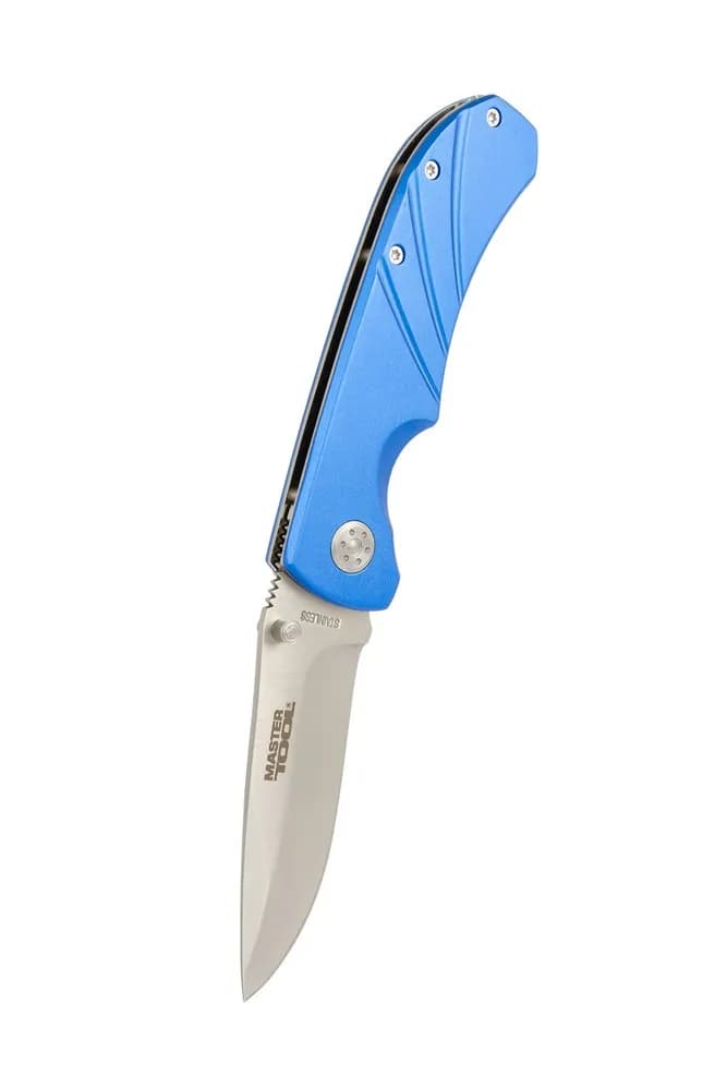 Ніж складаний MASTERTOOL "TITAN" 201х33х16 мм нержавіюче лезо алюмінієва рукоятка 79-0122 - зображення 1