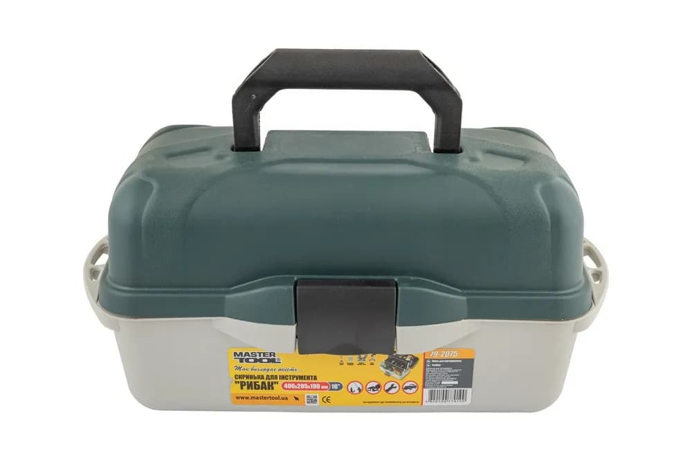 Скриня органайзер MASTERTOOL РИБАК 16" 400х205х190 мм 79-2075
